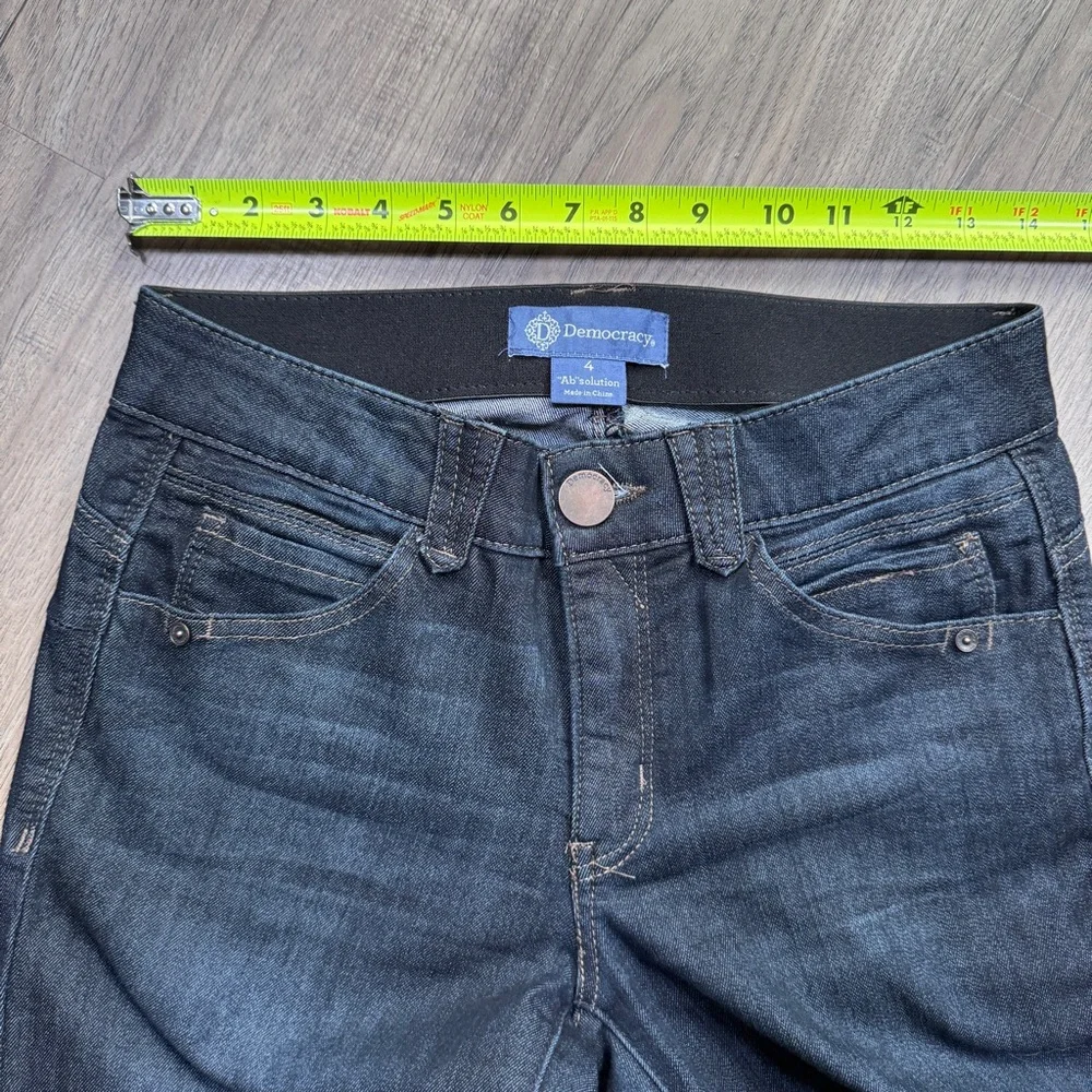 Democracy "Ab"Solution Dark Blue Jeans - Size 4 - Picture 5 of 12